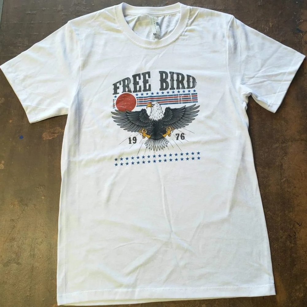 NEW FREE BIRD 1976 TSHIRT